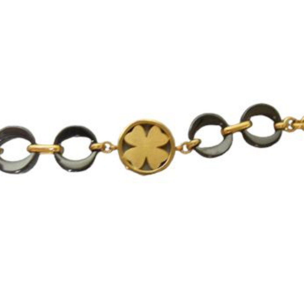 4 Leaf Clover Bracelet With Multi Colored Crystals 🎆‼️SUPER SALE‼️🎆 - Picture 7 of 9